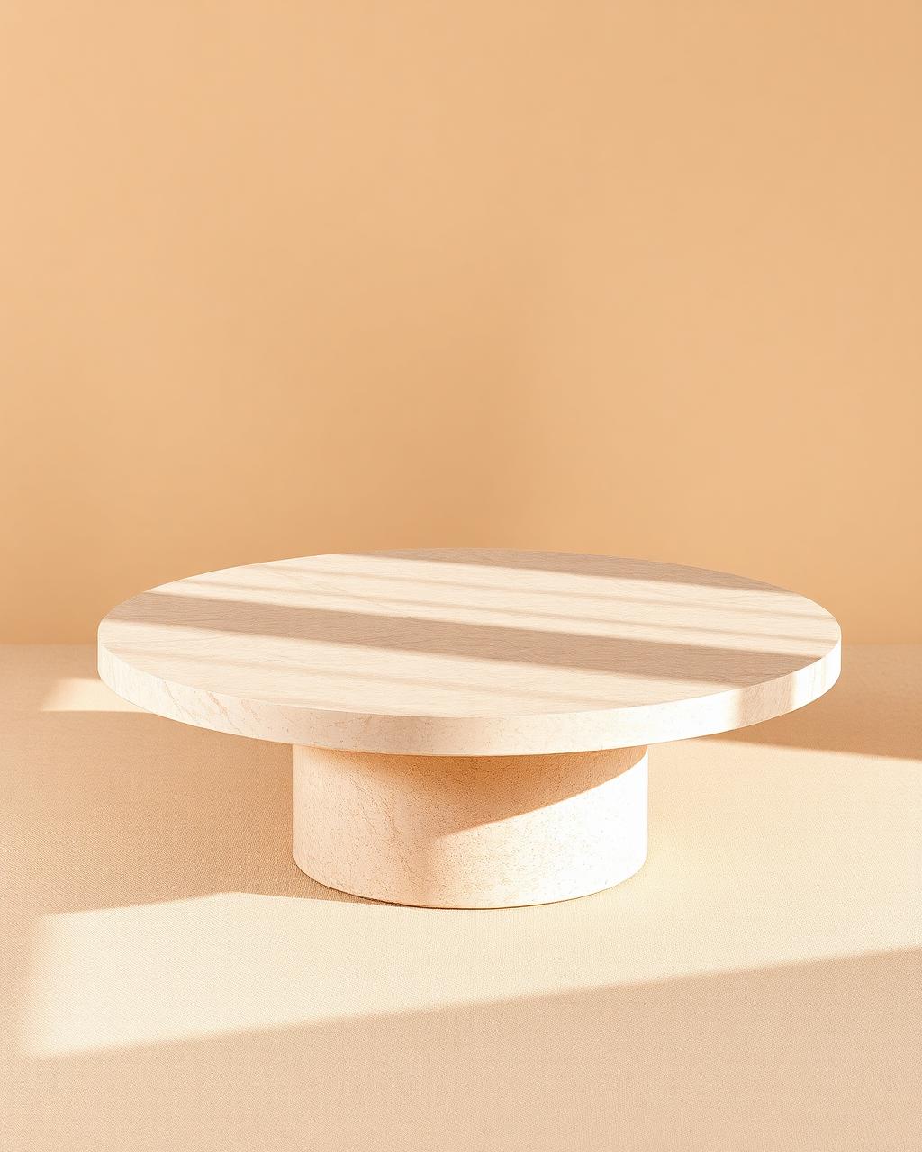 Verdant Travertine Coffee Table